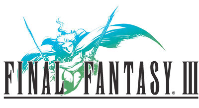 Final Fantasy III title screen for Nintendo DS